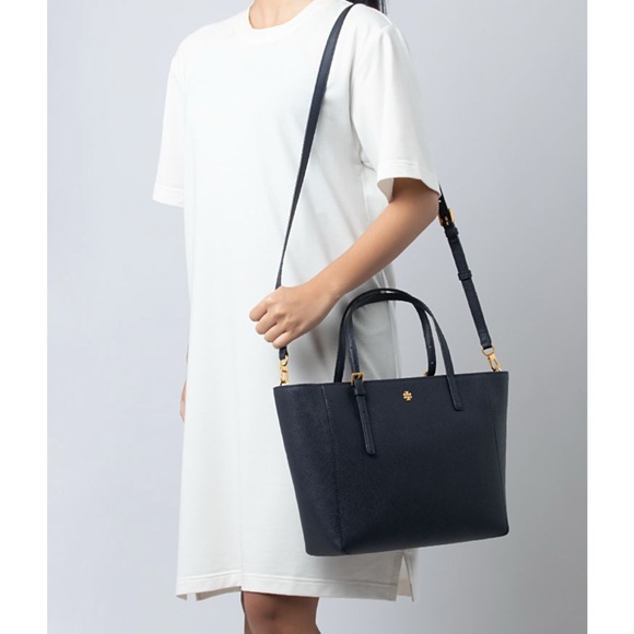 New Tory Burch Emerson Small Tote - white - Picture 4 of 5